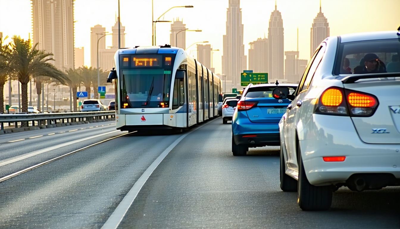 Commuters using Dubai toll services